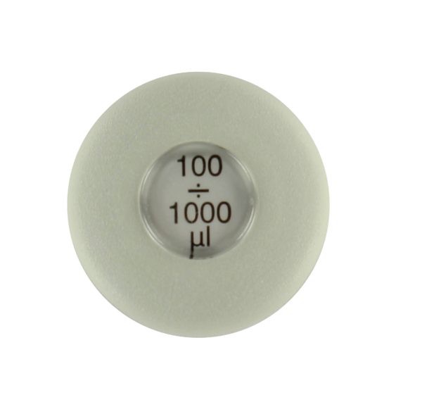 Beta-Pette / GENEMate (newer handle) Light Grey Push Button, Single Channel, 1000μl