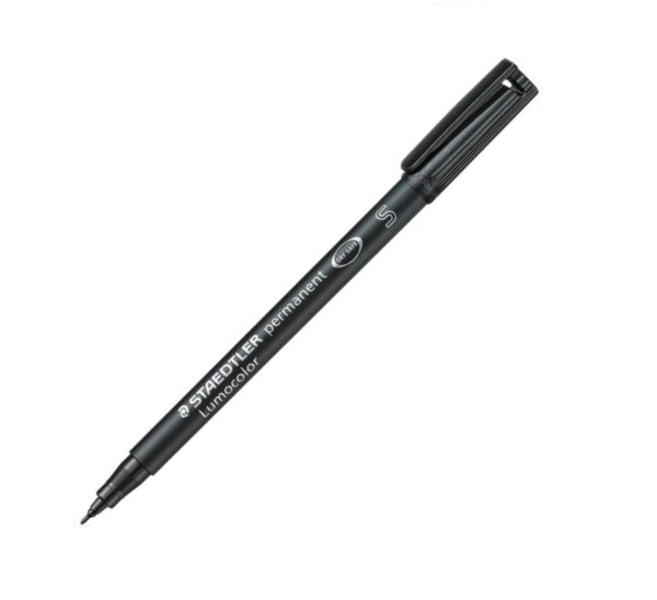 Staedtler Super Fine Marking Pen, 0.4mm Extra Fine Tip, Black, 10 Pack