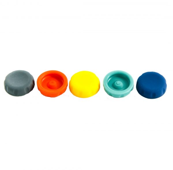 mLINE Caps, Single & Multichannel, All Volumes, Set of 5 Colors (Sartorius)