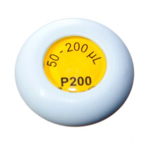 Pipetman Plunger Button, Smooth (older style), P200 (Gilson)
